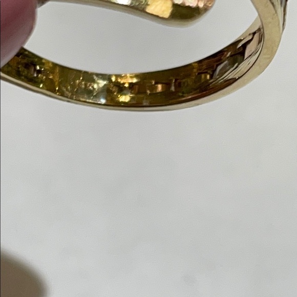 14k tri color ring - Picture 4 of 5